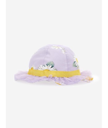 Monnalisa Baby Girls Daisy Bucket Hat in Purple sélection de produits