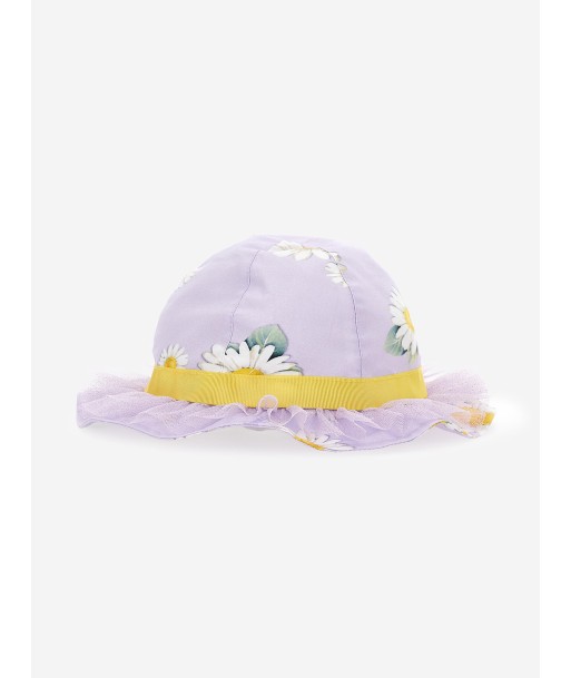 Monnalisa Baby Girls Daisy Bucket Hat in Purple sélection de produits