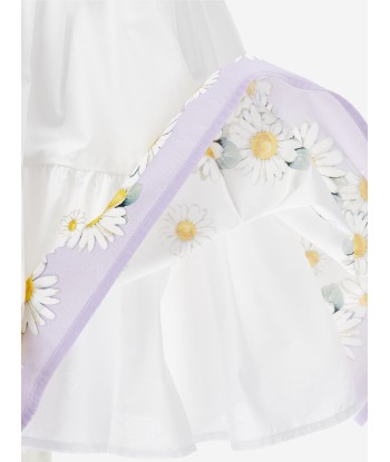 Monnalisa Baby Girls Daisy Sundress in White Comparez et commandez 