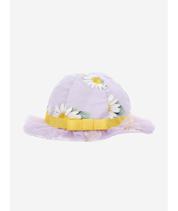 Monnalisa Baby Girls Daisy Bucket Hat in Purple sélection de produits