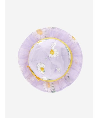 Monnalisa Baby Girls Daisy Bucket Hat in Purple sélection de produits