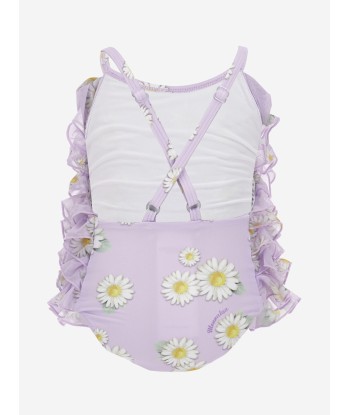 Monnalisa Baby Girls Daisy Tulle Swimsuit in Purple suggérées chez