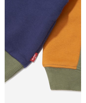 Levi's Wear Baby Boys Logo Colourblock Crew Sweatsirt in Blue à prix réduit toute l'année