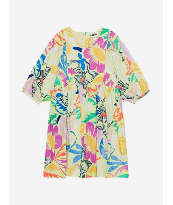 Molo Girls Floral Print Dress in Multicolour Economisez 