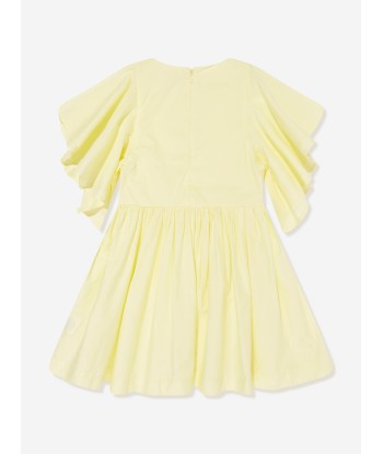 Molo Girls Frilled Dress in Yellow français