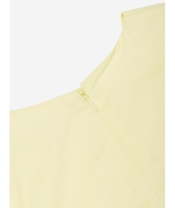 Molo Girls Frilled Dress in Yellow français