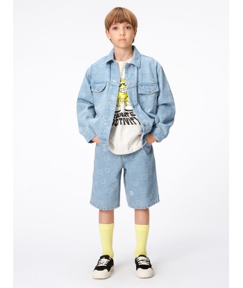 Molo Kids Denim Jacket in Blue sélection de produits