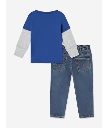 Levi's Baby Boys T-Shirt And Jeans Set in Blue la colonne vertébrale