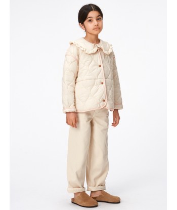 Molo Girls Quilted Jacket in Pink les ctes