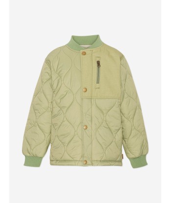 Molo Boys Quilted Jacket in Green Le MVP de beaucoup