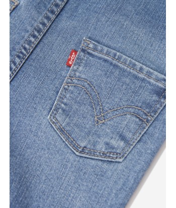 Levi's Wear Baby Girls Heart Pocket Dungarees in Blue 50-70% off 