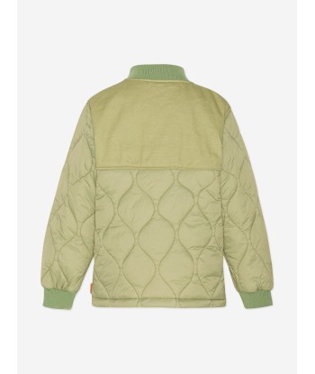 Molo Boys Quilted Jacket in Green Le MVP de beaucoup