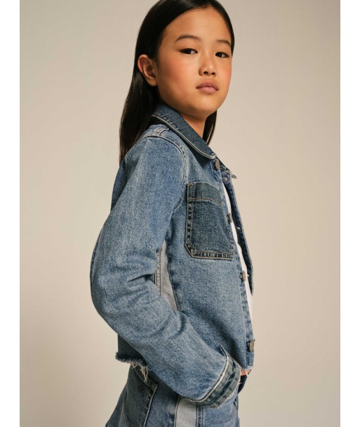 DL1961 Girls Manning Blocked Jacket in Blue prix pour 