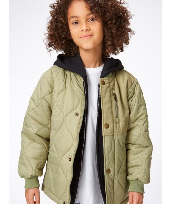 Molo Boys Quilted Jacket in Green Le MVP de beaucoup