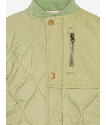 Molo Boys Quilted Jacket in Green Le MVP de beaucoup