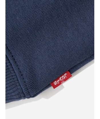 Levi's Boys Box Tab Pullover Hoodie in Blue Venez découvrir notre 