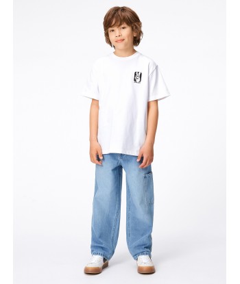 Molo Kids Wide Leg Jeans in Blue livraison et retour toujours gratuits