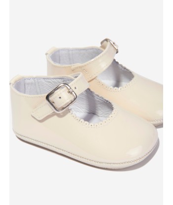 Andanines Baby Girls Leather Mary Jane Shoes in Beige le concept de la Pate a emporter 