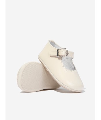 Andanines Baby Girls Leather Mary Jane Shoes in Beige le concept de la Pate a emporter 