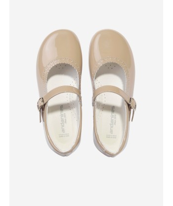 Andanines Girls Patent Leather Mary Jane Shoes in Beige 50% de réduction en Octobre 2024