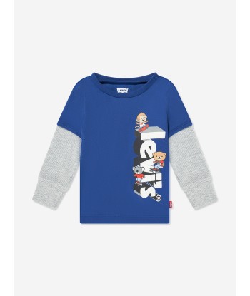 Levi's Baby Boys T-Shirt And Jeans Set in Blue la colonne vertébrale