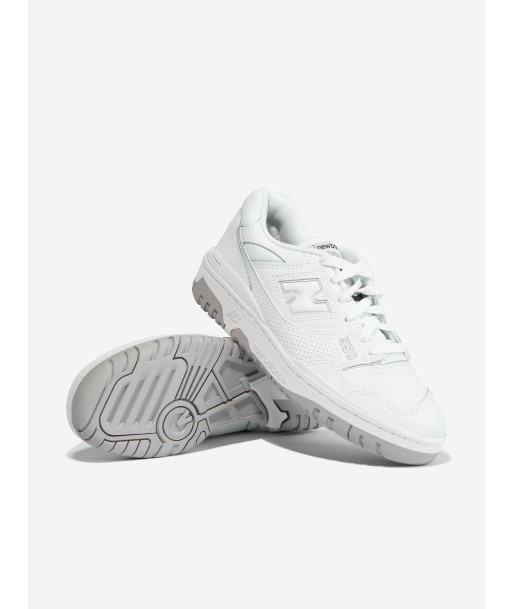 New Balance Kids 550 Logo Trainers in White pas cheres