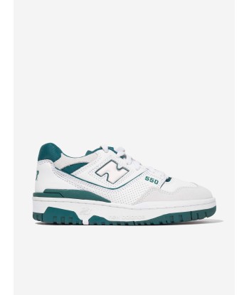 New Balance Kids 550 Logo Trainers in White Découvrez la collection