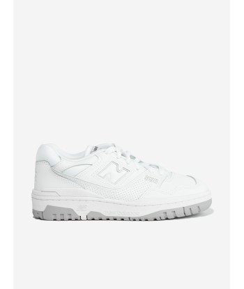 New Balance Kids 550 Logo Trainers in White pas cheres