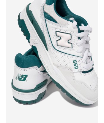 New Balance Kids 550 Logo Trainers in White Découvrez la collection