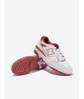 New Balance Kids 550 Logo Trainers in White votre restaurant rapide dans 