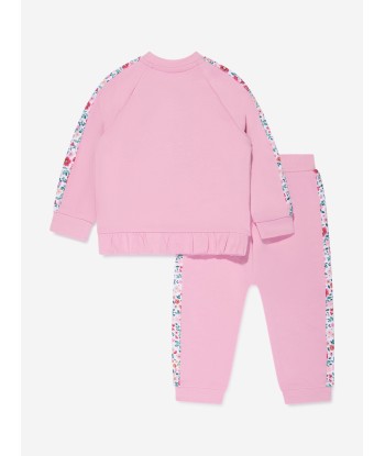 Guess Baby Girls Tracksuit in Pink les ctes