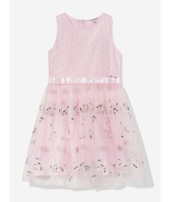 Guess Girls Floral Sleeveless Dress in Pink prix pour 