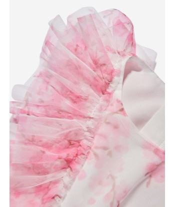 Guess Girls Cherry Blossom Tulle Dress in Pink est présent 