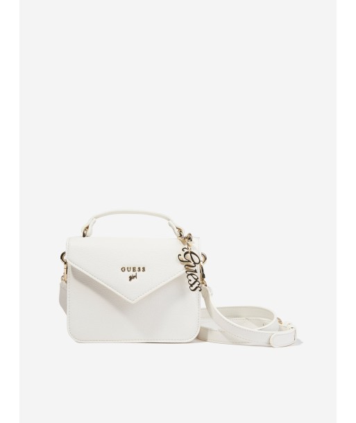 Guess Girls Crossbody Bag in White Faites des économies