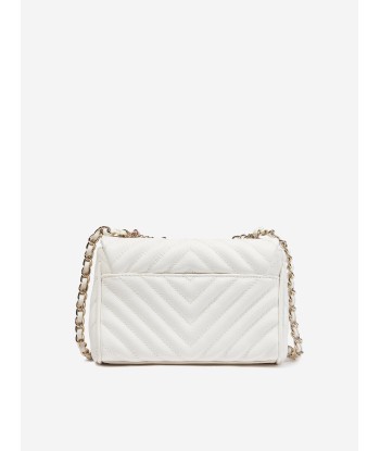 Guess Girls Logo Chain Crossbody Bag in White Vous souhaitez 