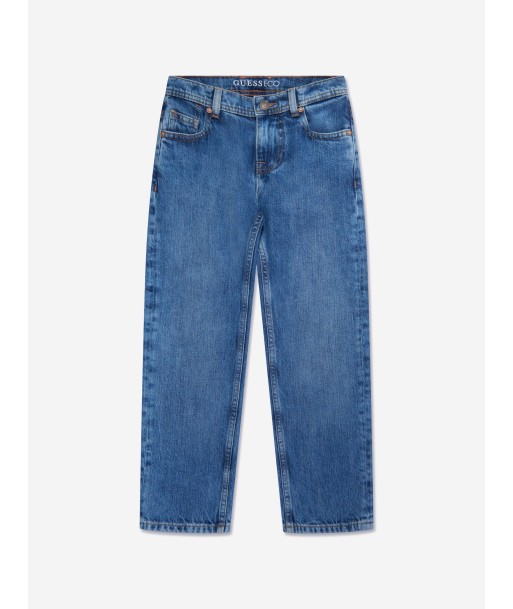 Guess Boys Wide Leg Jeans in Blue meilleur choix