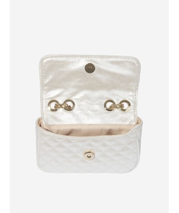 Guess Girls Logo Shoulder Bag in White Les magasins à Paris