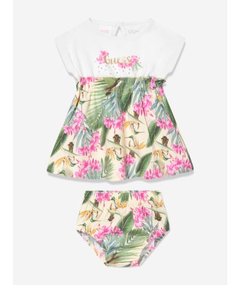 Guess Baby Girls Dress With Knickers in White s'inspire de l'anatomie humaine