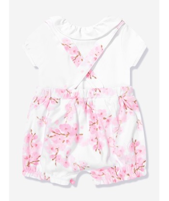 Guess Baby Girls Dunagree Set in White meilleur choix