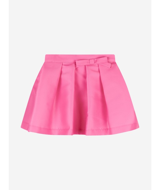 Mama Luma Girls Flared Classic Bow Skirt in Pink de technologie