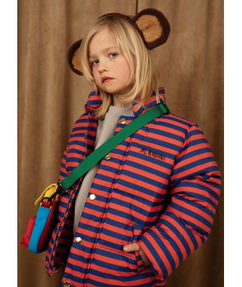 Mini Rodini Kids Striped Puffer Jacket in Multicolour sélection de produits