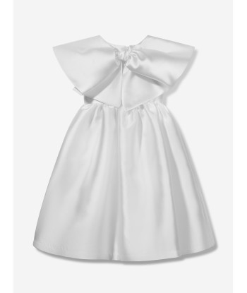 Mama Luma Girls Flared Special Occasiom Dress With Bolero in White la colonne vertébrale