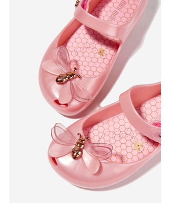 Mini Melissa Girls Mini Ultragirl Bugs Ballerinas in Pink vous aussi creer 