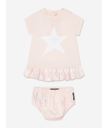 Balmain Baby Girls Dress With Knickers in Pink à prix réduit toute l'année