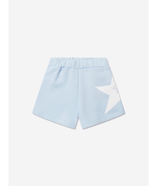 Balmain Baby Star Jersey Shorts in Blue Jusqu'à 80% De Réduction