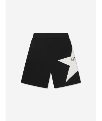 Balmain Kids Star Jersey Shorts in Black Voir les baskets