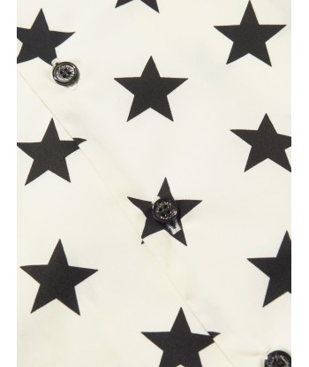 Balmain Boys Star Print Shirt in Ivory l'évolution des habitudes 