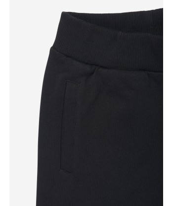 Balmain Boys Logo Jersey Shorts in Black pas cher