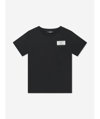 Balmain Boys Logo T-Shirt in Black à prix réduit toute l'année