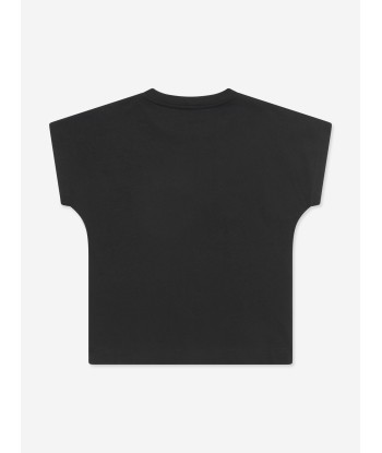 Balmain Girls Logo T-Shirt in Black acheter